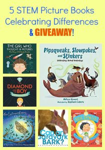 5 STEM Picture Books Celebrating Differences  & GIVEAWAY!
